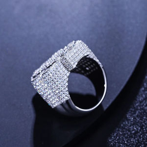 Bague de Fiançailles et de Mariage en Argent Sterling 925 de Haute Qualité, Style Hip Hop, avec Diamants, pour Hommes et Femmes - Vente en Gros de Bijoux Fins - Product Image 5