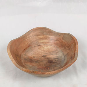 Cuencos y Platos de Madera de Mango de Lujo, Pulidos, para Servir Frutas y Ensaladas, Decorativos, Ecológicos, para Uso en el Hogar y Hoteles - Product Image 1