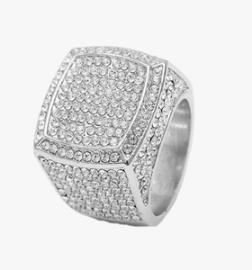 Anillo de Aleación Moderno y de Alta Gama para Hombre, Estilo Hip Hop, con Incrustaciones de Diamantes, el Mejor Regalo - Product Image 5