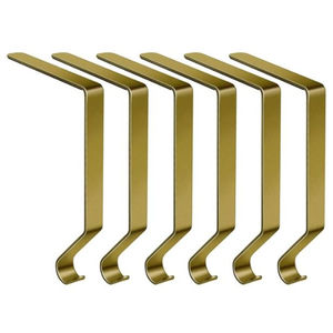 Colgador de medias para decoración navideña, Clips para medias, soporte de Metal con acabado dorado de alta calidad, suministros de decoración navideña - Product Image 5