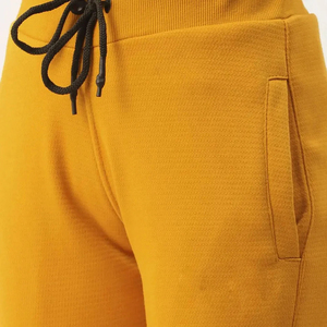 เสื้อสเวตเตอร์มีฮู้ดสีทึบสำหรับผู้หญิงและกางเกงวอร์มชุดลำลองแขนยาวเอวยางยืดพร้อมกระเป๋าข้างสวมใส่ในฤดูใบไม้ร่วง - Product Image 4