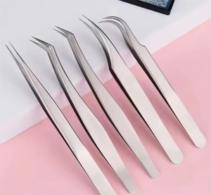 Pinzas de belleza ergonómicas ligeras para un cuidado perfecto de cejas, Aplicación de pestañas y uso de maquilladores - Product Image 4