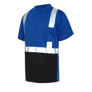 เสื้อยืดสะท้อนแสงความปลอดภัยสูงแบบสั่งทำพิเศษ แขนสั้น ยูนิเซ็กซ์ 2026 เสื้อผ้ากลางแจ้งแบบกำหนดเอง คุณภาพสูง โลโก้สั่งทำ - Product Image 6