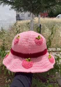 Sombrero de Ganchillo Estilo Europeo Americano Unisex, Protección Solar Diaria para Fiestas al Aire Libre, para Niños y Adultos en Verano - Product Image 3