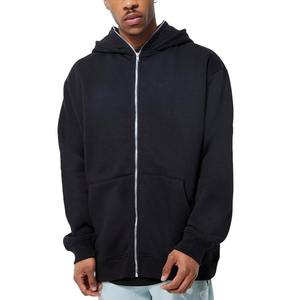 Sudadera con Capucha Reversible para Hombre, Diseño de Contraste, Felpa de Algodón, Cierre de Cremallera, Personalizable, Modelo 2025 - Product Image 4