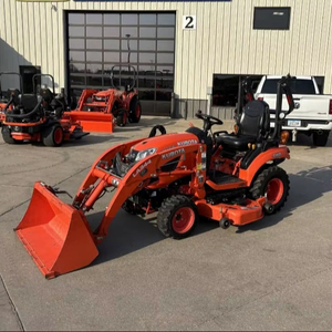 Tracteur utilitaire compact 4x4 diesel BX2680 25 CV avec chargeur frontal, tondeuse et moteur pour usage agricole et de pelouse - Product Image 1