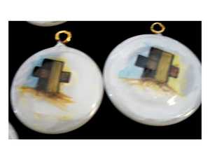 Unique Design Egyptian Luxury Glass <b>Christmas</b> Decoration Handmade Religion <b>Christmas</b> Ornaments (Jesus & Marry) - Product Image 3