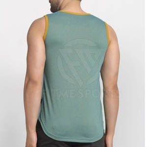Ropa de entrenamiento Camiseta sin mangas hecha a medida para hombres Ropa de gimnasio Hombres Camiseta sin mangas Transpirable Hombres Camiseta sin mangas - Product Image 2