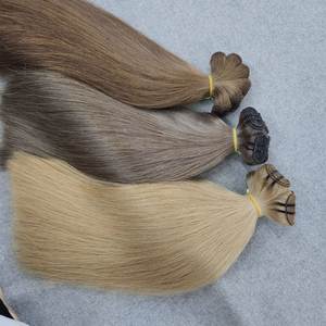 Cabello Humano Virgen Vietnamita Rubio Color Piano, Súper Doble Trama, Tejido Doble a Máquina, Dream T05 |   Costuras Resistentes y Seguras |   No - Product Image 5