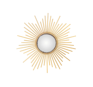 Espejo de pared de Metal con acabado antiguo para decoración clásica del hogar, espejo de pared de Metal dorado para decoración del hogar, espejo de pared de Metal - Product Image 1