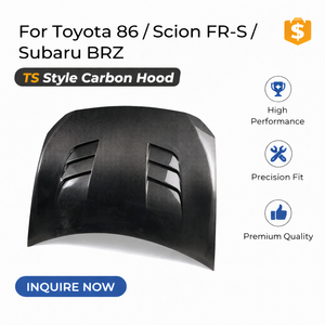 टोयोटा 86/साइसन FR-S/सबारु ब्रेज़ (2012-2019) | शैली के फ्रंट बोनट प्रतिस्थापन | ओएम-स्टाइल फिट - Product Image 1