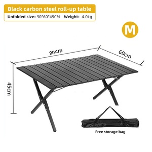 Tùy Chỉnh Di Động Ngoài Trời Thép Carbon Gấp Cắm Trại Bảng Bền Dã Ngoại Bàn Với Thiết Kế Hiện Đại Đồ Nội Thất Ngoài Trời - Product Image 3