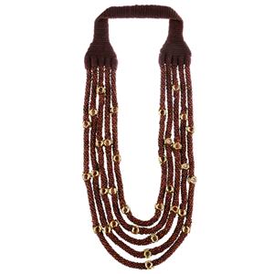 COLLIER DE CORNE DE BUFFALO PAR Mirha Collier en corne de buffle naturelle Produit indien fait à la main - Product Image 5