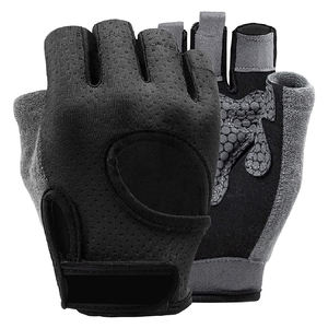 Guantes transpirables de neopreno para levantamiento de pesas para mujeres y hombres Curvada Espalda abierta Gimnasio Ejercicio Deportes sin dedos Fitness - Product Image 1