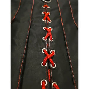 กิ๊ตส์สก็อตติชแบบไฮบริดสำหรับผู้ชาย ผ้าฝ้ายสีดำ แต่งลายสก็อตแดง/เขียวไอริช - Product Image 4