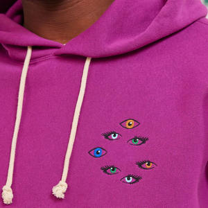 Vente en gros 2024 arrivage de pulls à capuche surdimensionnés rose fuchsia pour hommes avec logo brodé sur le devant à vendre par SPORTAR - Product Image 2