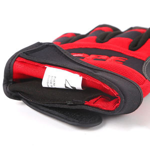 Venta caliente Guantes de seguridad de cuero sintético Transpirable Spandex Laminado Industrial Mecánico Guantes de soldadura con logotipo personalizado - Product Image 4