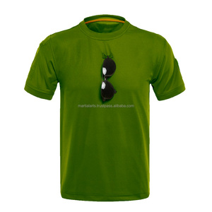 เสื้อยืดโพลีเอสเตอร์แขนสั้นระบายอากาศได้ดีเสื้อยืดแฟชั่นธรรมดาแบบแห้งเร็วสำหรับผู้ชายเสื้อยืดสกรีนลายแบบสั่งทำ DTF DTG - Product Image 6