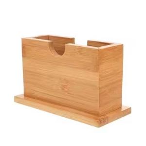 Boîte à mouchoirs décorative en bois imprimée à cycle unique Conception étonnante Serviette écologique Tenant des fournitures commerciales en vrac - Product Image 3