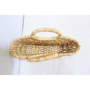 Artex Dong Thap Bolso Redondo de Ratán con Diseño Floral Pintado a Mano Tradicional y Elegante - Product Image 3