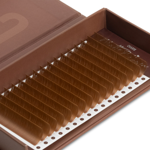 Plateaux de cils Charmlash en gros, plateaux de cils brun clair, extensions de cils brun, brun mat, OEM ODM, étiquette privée - Product Image 1