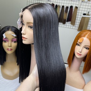 Meilleure qualité Extension de cheveux vietnamien fermeture frontale perruques Genius trame cheveux pas d'enchevêtrement pas de perte de nombreuses couleurs prêt à expédier - Product Image 2