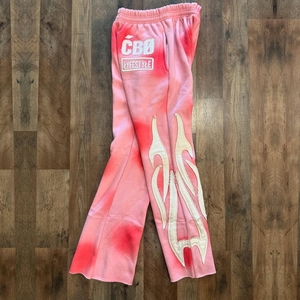 กางเกงขายาวสำหรับผู้ชายกางเกงแนวสตรีทแวร์วินเทจซักกรดกางเกงขายาวปักลายกราฟิก - Product Image 6