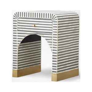 Cajones de Mesa con Incrustaciones de Hueso Hechos a Mano, Diseño Europeo Elegante, Muebles de Almacenamiento de Gran Capacidad, Interiores Modernos para el Hogar, Diwali - Product Image 2