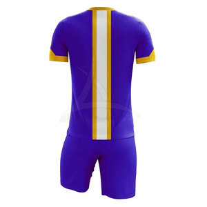 Conjuntos de Uniformes de Fútbol Más Vendidos, Recién Llegados, 100% Poliéster, Colores Personalizados, Logotipo, Alta Calidad, Transpirables y Ligeros - Product Image 2
