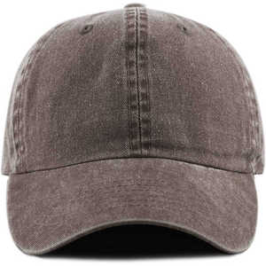Metal Buckle Distressed Vintage <b>Plain</b> Blank Custom Embroidery <b>Baseball</b> <b>Cap</b> 6-panel Hat 100% Cotton Unisex - Product Image 5