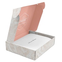 Boîte aux lettres d'emballage en papier rigide gaufré avec logo personnalisé pour chaussure en carton ondulé pour expédition postale par abonnement