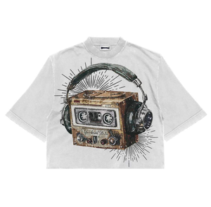 Camisetas de hombre de corte holgado al por mayor, personalizadas con estampado gráfico, cuello redondo, camisetas gráficas de algodón de 280 g/m² de alto gramaje para hombre, camisetas cortas - Product Image 3