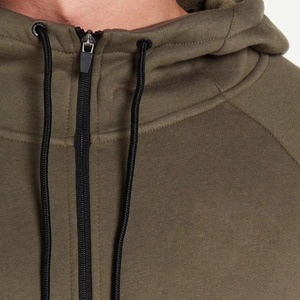 Lo último de 2025, sudaderas con capucha de ropa activa al por mayor, logotipo personalizado, ropa informal para hombres, cremallera completa, básicos, mezcla de algodón, bolsillo de canguro - Product Image 3