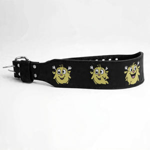 10MM PU Leather <b>Cartoon</b> Print Belts Double Prong Weightlifting Anime Leather Belt PU Gym Leather Belts - Product Image 2