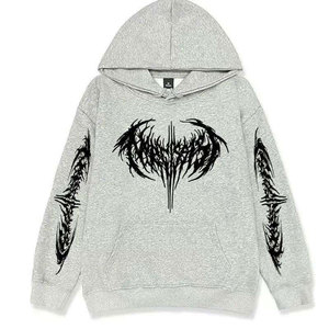 Venta al por mayor de los hombres sudaderas con capucha de invierno de alta calidad 100% algodón polar cremallera-Up diseñador corazón sudaderas Casuales - Product Image 4
