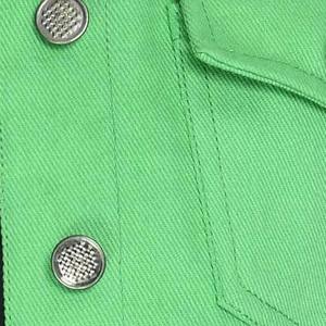 Chaqueta vaquera acolchada clásica y elegante para mujer, cómoda, duradera, rellena de algodón, sin esfuerzo, informal, con botones, transpirable - Product Image 2