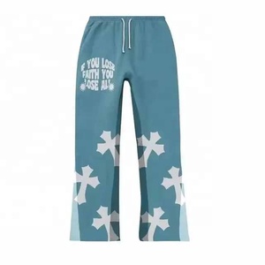 Conjunto de chándal recortado de dos piezas de gran tamaño para mujer Vintage sólido francés Terry ácido lavado desgastado bordado Zip-Up Sweatsuit - Product Image 4