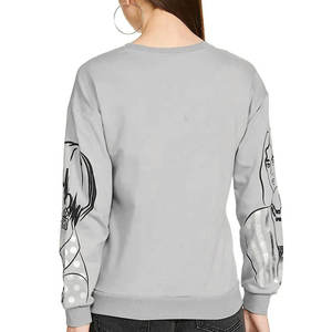 Nueva sudadera elegante para mujer, sudadera lisa de color y tamaño personalizados/Sudadera de cuello redondo cálida de invierno al por mayor para mujer - Product Image 2