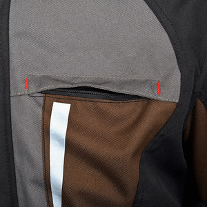Chaqueta de viaje impermeable con ventilación de aire para moto de talla grande unisex de invierno con armadura certificada CE textil Cordura - Product Image 5
