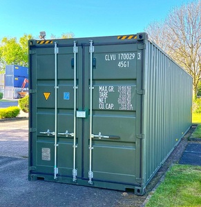 Dry <b>Container</b> 20ft 74.4 CUM Capacity Green Shipping <b>Container</b> for Sale - Product Image 1