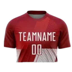 Camiseta de Fútbol Personalizada con Nombre y Números de Equipo, Unisex, para Adultos, 100% Poliéster, 180g, Transpirable, de Secado Rápido, Ecológica, Cuello Redondo - Product Image 4