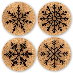 Sous-verre en bois poli naturel fait à la main en gros tendance de l'industrie moderne pour tasse verre boissons sous-verres gratuits - Product Image 1