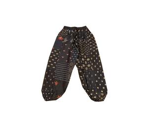 Pantalon sarouel d'été en tissu doux jambes larges avec cordon de serrage taille élastique pour femmes de l'exportateur indien - Product Image 6