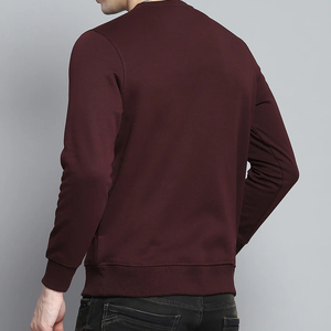 Sweat-shirt à col roulé en coton doux de haute qualité pour homme, personnalisé avec logo, écologique, en polaire, pour l'hiver, vente en gros - Product Image 2