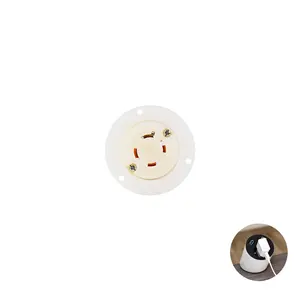 High efficiency product NEMA L17-30 J-534 30A 600V AC Flanged Outlet electrical plug use with electrical systems