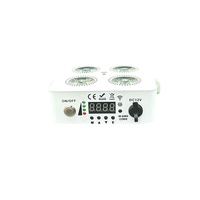 Projecteur LED à batterie en acier inoxydable DMX sans fil pour scène