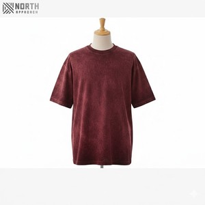 Camiseta de Hombre de Alta Calidad, Estilo Vintage, Lavado Ácido, con Logotipo Personalizado al por Mayor - Product Image 1