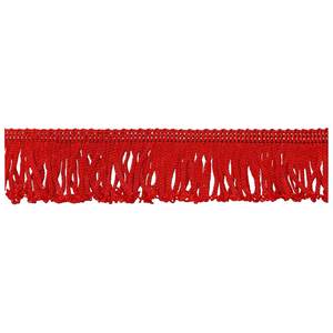 Franges en boucle au crochet rouge vif 3 cm 8 cm (3,1 pouces) Franges en bullion Garniture en fil métallique doré Viscose Passement Liturgique - Product Image 1