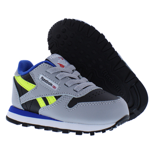 Zapatos Reebok CL de cuero para bebés/niños pequeños Color: Gris 100% auténticos - Product Image 3