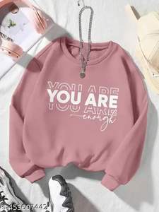 Sudadera de algodón 100% para mujer, Material de alta calidad hecho para mujer, sudadera en diferentes colores, sudadera superventas - Product Image 2